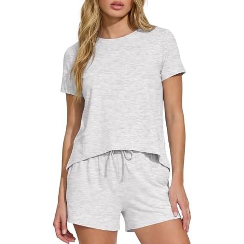 Darong Women Matching Summer Lounge Shorts Set