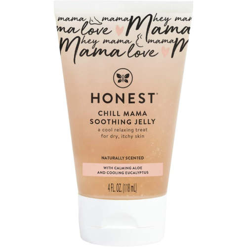 The Honest Company Mama Chill Soothing Jelly, Cooling Formula for Itchy Dry Growing Belly, Aloe and Eucalyptus Infused, 4 fl oz