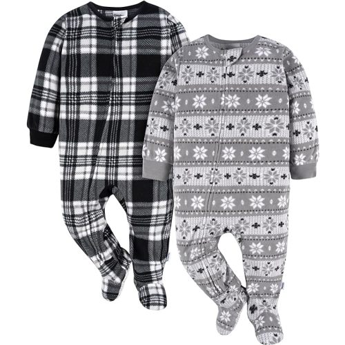 Gerber Baby Boys’ 2-Pack Sleep ‘N Play Pajamas
