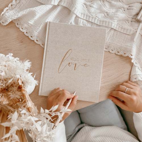 Hello Little Love - Baby Memory Book – Blossom and Pear