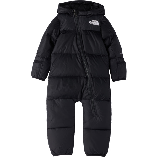Baby Black 1996 Retro Nuptse One-Piece Snowsuit
