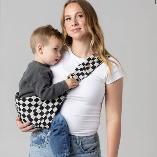 The Monarch Toddler Sling - Ebony Check – Mabē
