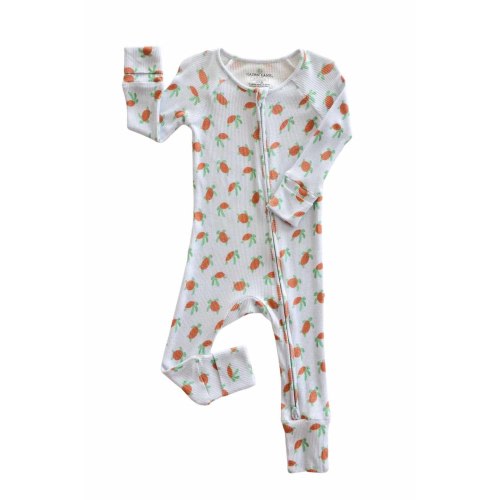 Bamboo Waffle Convertible Zip Romper | Coastal Cruisers