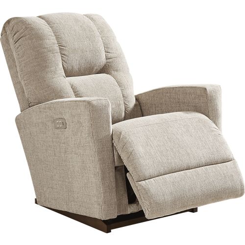 La-Z-Boy Casey III Beige Woven Dual Power Recliner | Rooms to Go