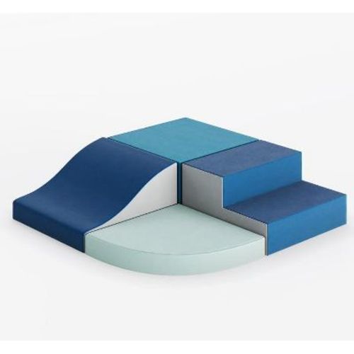 4 Pieces Toddler Climbing Toys Soft Foam Climbing Blocks for Crawling and Sliding