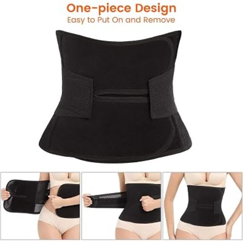 Postpartum Belly Band Support: 2 Adjustable Straps for Abdomen Compression
