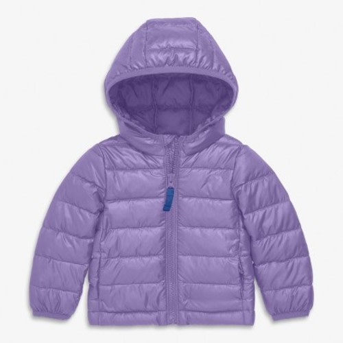 Primary Baby Lightweight Puffer Jacket in Iris Size 3-6 Months