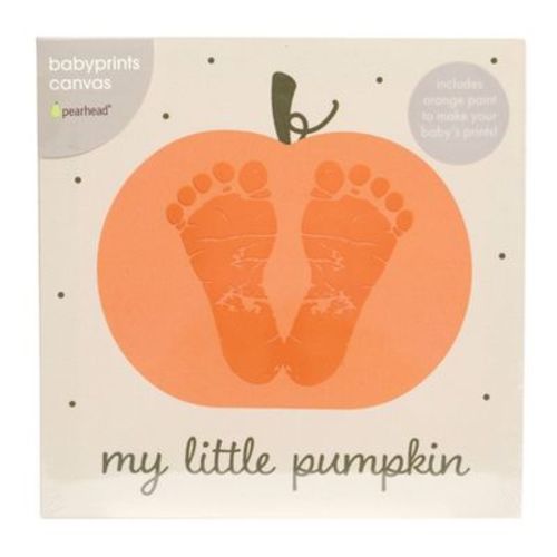 Pearhead Halloween My Little Pumpkin Print Canvas Holiday DIY Art Kit