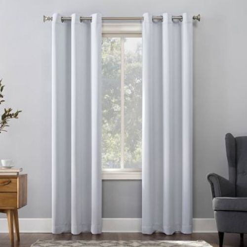 Sun Zero Blackout Kenneth Energy Saving Grommet Curtain Panel