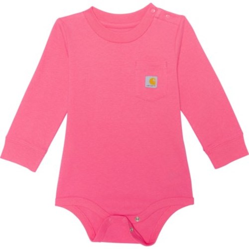 Carhartt Infant Boys and Girls CA5002 Pocket Baby Bodysuit - Long Sleeve