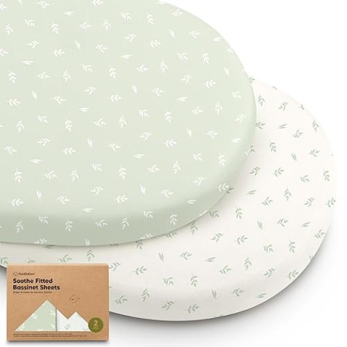 2-pk Organic Baby Bassinet Sheets