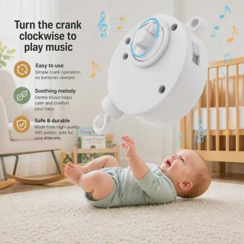 Music Box for Penguin Baby Mobile