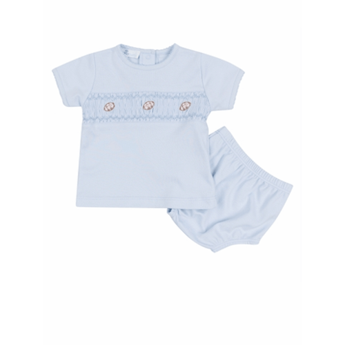 Tiny Tailgater Smocked Diaper Cover Set – Posh Tots Children's Boutique