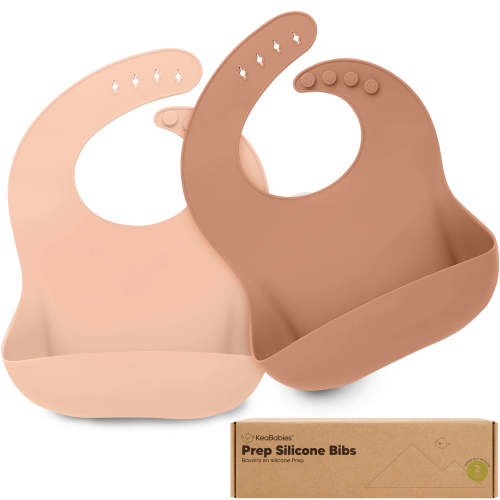 2-Pack Prep Silicone Bibs - Dusk / One Size