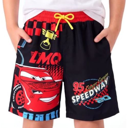 Disney Stitch Spiderman Cars Winnie Toy Story Boy Swim Trunks UPF 50+Swim Shorts Compression Liner & Quick-Dry &Pockets 2-13Y
