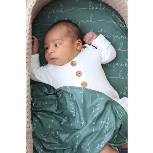 Personalized Baby Name Swaddle Blanket | Dusty Hues
