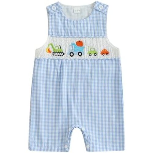 Newborn Baby Boy Girl Clothes Stripes Sleeveless Romper Infant Embroidery Bodysuit Cute Summer Spring Outfit