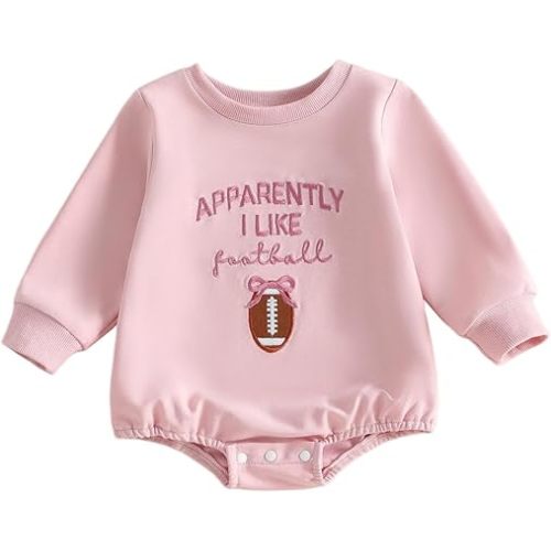 Baby Halloween Outfit Newborn Girl Pumpkin Bow Bubble Romper Sweatshirt Infant Bodysuit Cute Fall Winter Clothes