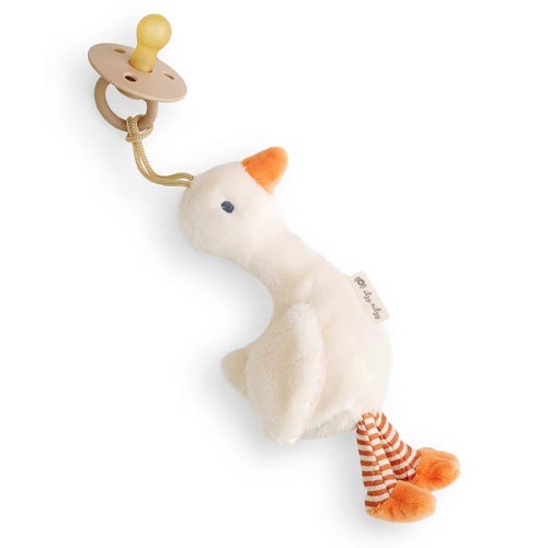 Bitzy Pal Natural Rubber + Stuffed Toy