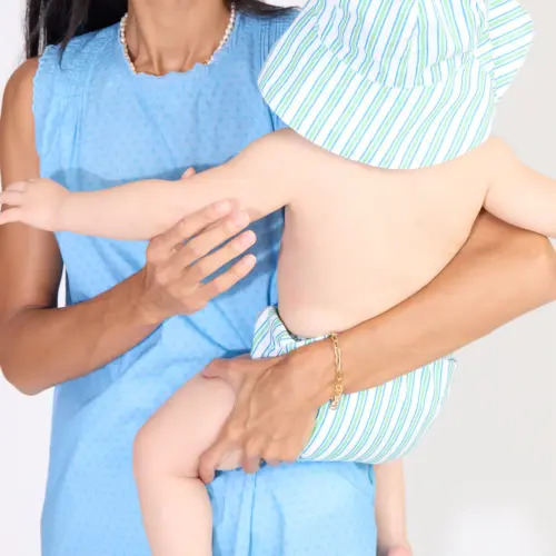 Baby Tamarin Stripe Diaper Cover | Over The Moon