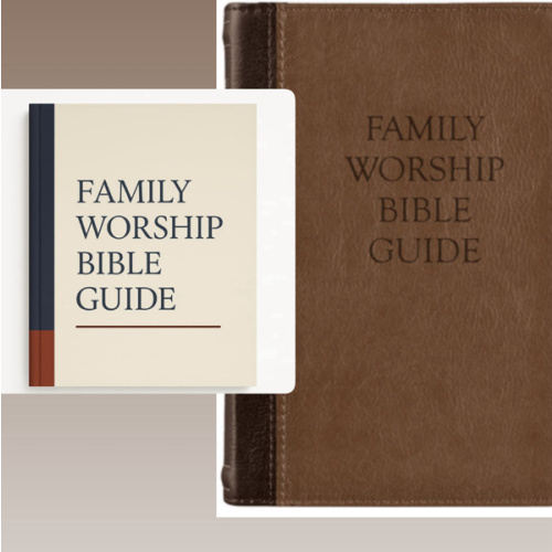 Family Worship Bible Guide by Joel R. Beeke, Michael Barrett, Jerry Bilkes & Paul Smalley | Hardcover Devotional Companion with Insights & Questions for Every Bible Chapter | Reformation Heritage