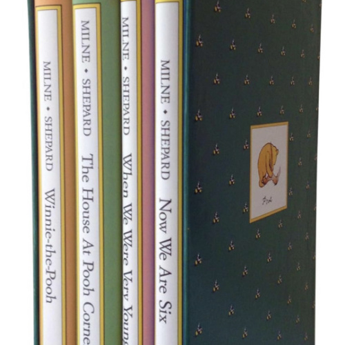 Pooh's Library: Winnie-The-Pooh, The House At Pooh Corner, When We Were Very Young, Now We Are Six (Pooh Original Edition)
