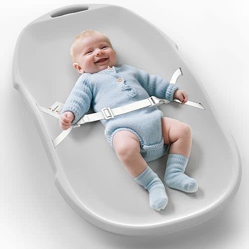 Baby Changing Pad, Soft & Wipe-Clean Changing Pad with Strap, EVA Waterproof Changing Table Pads for Dresser Top, Non-Slip Bottom, Lightweight, 30”×16”