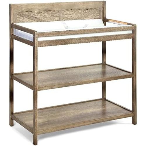 Suite Bebe Barnside Changing Table in Vintage Chestnut