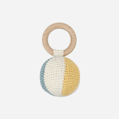 Cotton Crochet Rattle Teether Beach Ball