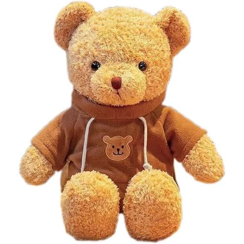Teddy Bear Stuffed Animal Teddy Bears Plush Doll Cute Bear Toy 11.8 inch for Girls Boys Christmas Valentine's Day(Brown Bear)