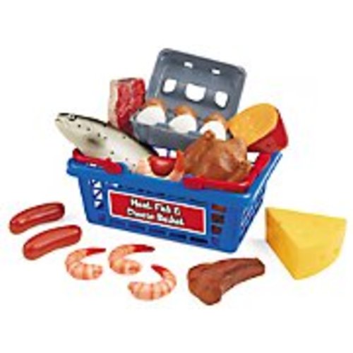 Let’s Go Shopping Meat, Fish & Cheese Basket