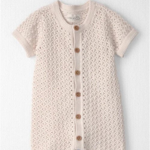 Baby Girl Organic Cotton Sweater Knit Romper - Little Planet | Carter's