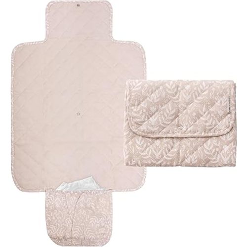 Portable Diaper Changing Pad - Waterproof Travel Baby Changing Mat - Foldable Compact Diaper Change Pad - Lightweight On The Go Change Station for Newborn Infant (Meadow Reflection)
