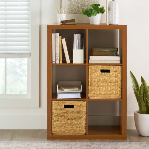 Better Homes & Gardens 6 Cube Storage Organizer, Acorn