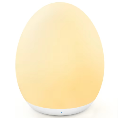 Amazon.com: MediAcous Night Light for Kids, 7 Colors Changing Egg Light for Nursery | Stepless Dimming, Soft Silicone Touch Night Lamp with 1 Hour Timer, Rechargeable Nursery Night for Breastfeeding
