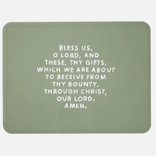 Meal Blessing Silicone Placemat