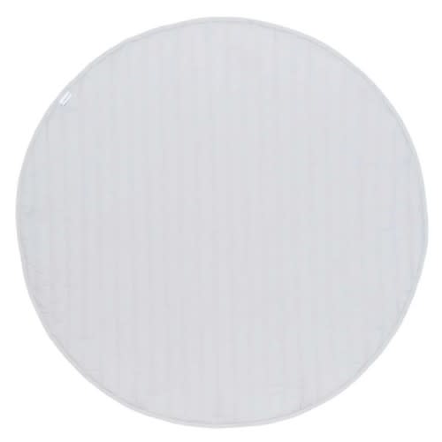 Quilted Cotton Reversible Playmats | Stripes - Stone
