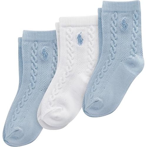 POLO RALPH LAUREN Unisex-Baby Classic Socks-3 Pair Pack