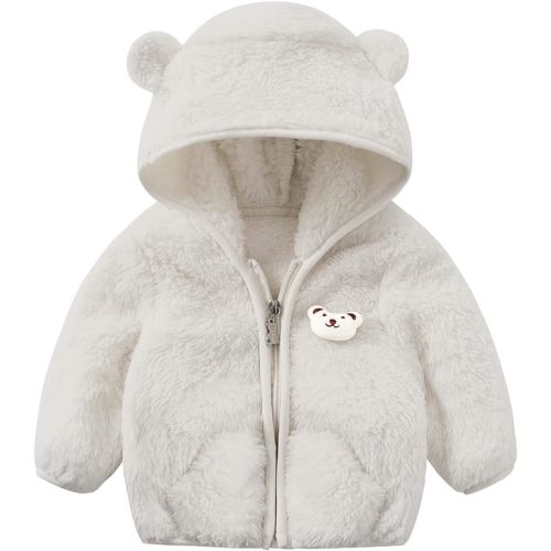 (12-18m) Baby Boy Fleece Jacket Girl Winer Clothes Coat Toddler Boy'S Clothing Sweater