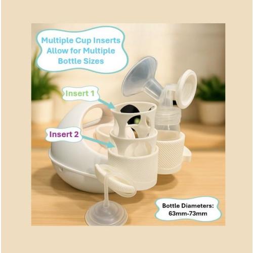 Bottle Holder and Organizer for Spectra S1 and S2 Breast Pumps - Provides a Great Way for Pumping Mamas to Simplify Their Pumping Journey and Reduces the Risk of Spilled Milk - Keep Your Pumping Space Organized - TikTok Shop