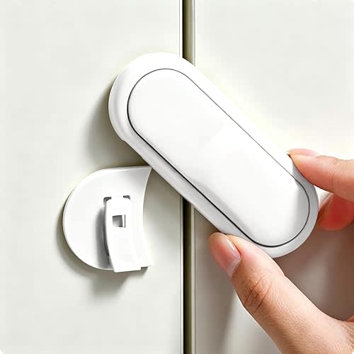 8PCS Cabinet Locks Baby Proofing, Child Safety Door Locks for Kids & Pets
