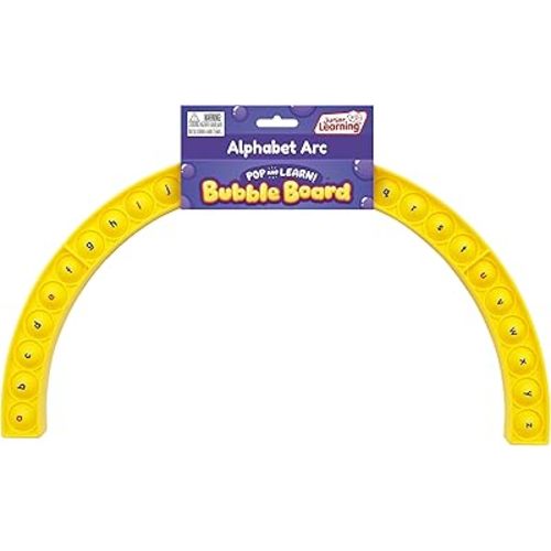 Junior Learning Alphabet Arc Bubble Board, Double-Sided, Ages 4-7, Letter Recognition, K-2