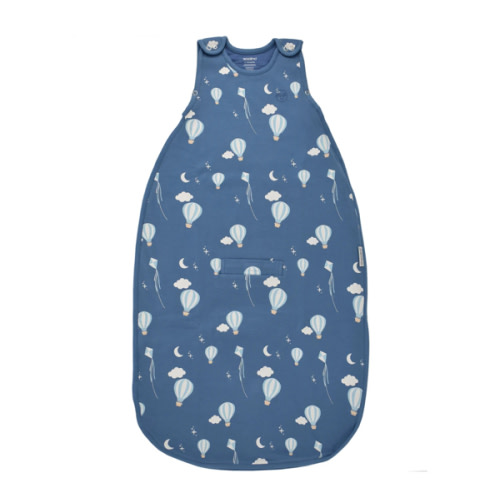 Woolino 4 Season® Ultimate Baby Sleep Bag, Merino Wool & Organic Cotton, Hot Air Balloon