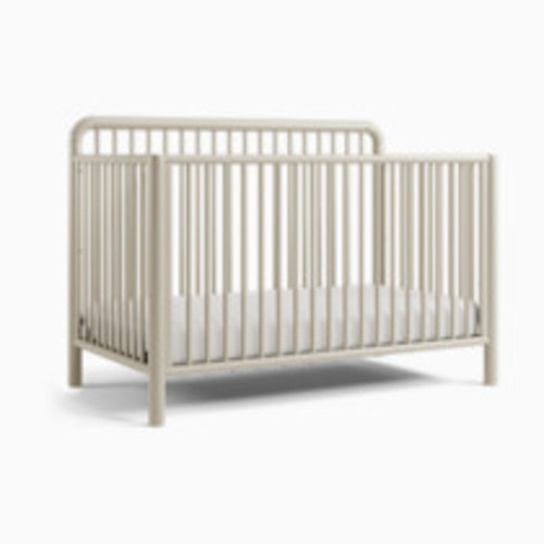 Storkcraft Porto 5-in-1 Convertible Crib with Toddler Guardrail - Frosted Oat
