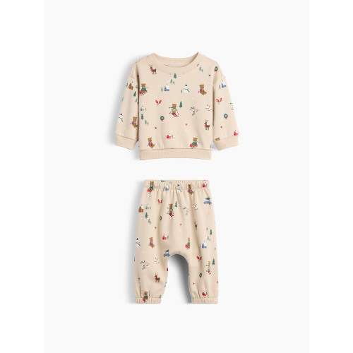 Baby VintageSoft Brannan Bear Holiday Sweat Set