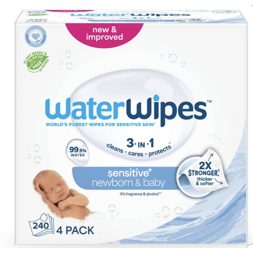 WaterWipes Sensitive+