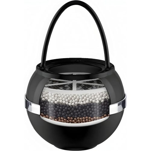 Crystal Quest Premium Bath Ball Water Filter for Bathtub - 3-Stage Filtration, Removes Chlorine, Chloramine & Byproducts, 2,500 Gallons, BPA Free, pH Balanced Water, Fits Most Tubs, White