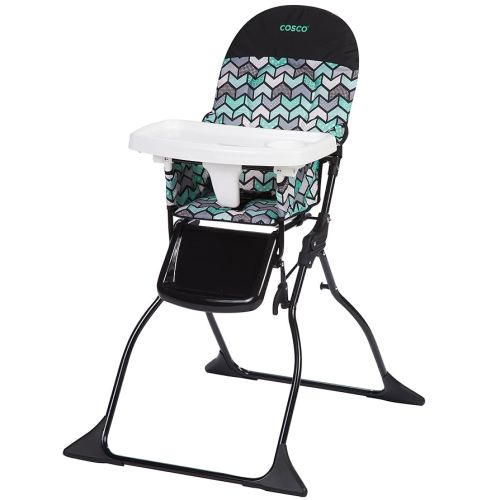 Cosco Kids Highchair for Baby, Simple Foldable High Chair, Convenient, Lightweight, and Compact Design, Spritz