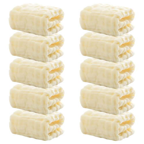 Hewann Baby Washcloths Organic Cotton Baby Washcloths - Soft, Hypoallergenic, 12x12 Inches, 10 Pack - for Sensitive Skin, Baby Registry Gift, Gender Neutral Towels