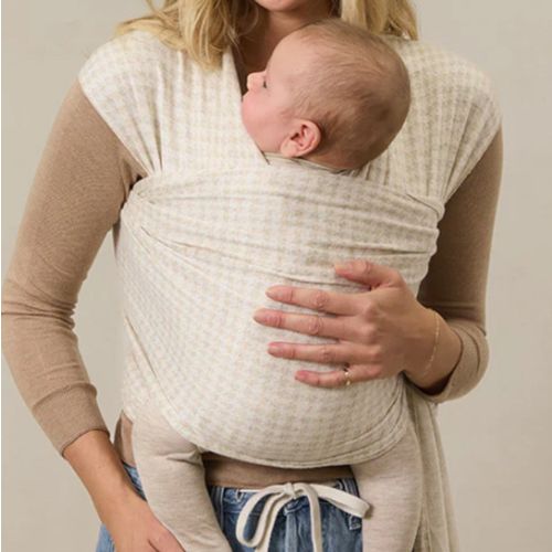 Cream Houndstooth Wrap